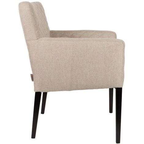 DUTCHBONE Fauteuil Design Aaron - Beige 5 DUTCHBONE Fauteuil Design Aaron - Beige – Image 3