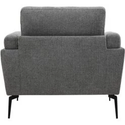 MILIBOO Fauteuil En Tissu Effet Velours Texturé Gris MOSCO - Gris Velours 9 MILIBOO Fauteuil En Tissu Effet Velours Texturé Gris MOSCO - Gris Velours -Pas Cher Fauteuil Magasin 63888418 4
