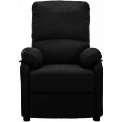 VidaXL Fauteuil Releveur Inclinable Noir Tissu - Noir -Pas Cher Fauteuil Magasin 63925634 3