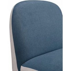 ALTOBUY BUBBLE - Fauteuil Tissu Bicolore Bleu Et Gris Et Pieds Bois - Bleu 11 ALTOBUY BUBBLE - Fauteuil Tissu Bicolore Bleu Et Gris Et Pieds Bois - Bleu -Pas Cher Fauteuil Magasin 63935807 5