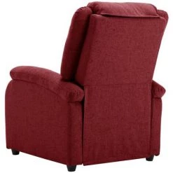 VidaXL Fauteuil Inclinable électrique Bordeaux Tissu - Rouge 11 VidaXL Fauteuil Inclinable électrique Bordeaux Tissu - Rouge -Pas Cher Fauteuil Magasin 63953908 5