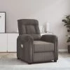 VidaXL Fauteuil Releveur Inclinable De Massage Gris Foncé Microfibre - Gris 2 VidaXL Fauteuil Releveur Inclinable De Massage Gris Foncé Microfibre - Gris -Pas Cher Fauteuil Magasin 64022458 1