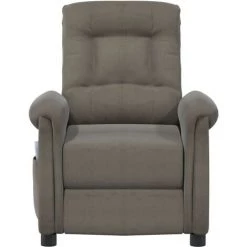 VidaXL Fauteuil Releveur Inclinable De Massage Gris Foncé Microfibre - Gris 10 VidaXL Fauteuil Releveur Inclinable De Massage Gris Foncé Microfibre - Gris -Pas Cher Fauteuil Magasin 64022458 4