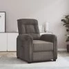 VidaXL Fauteuil Releveur Inclinable Gris Foncé Tissu Microfibre - Gris -Pas Cher Fauteuil Magasin 64022552 1