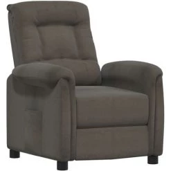 VidaXL Fauteuil Releveur Inclinable Gris Foncé Tissu Microfibre - Gris 9 VidaXL Fauteuil Releveur Inclinable Gris Foncé Tissu Microfibre - Gris -Pas Cher Fauteuil Magasin 64022552 3
