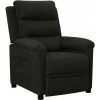 VidaXL Fauteuil Inclinable Noir Tissu - Noir -Pas Cher Fauteuil Magasin 64060527 1