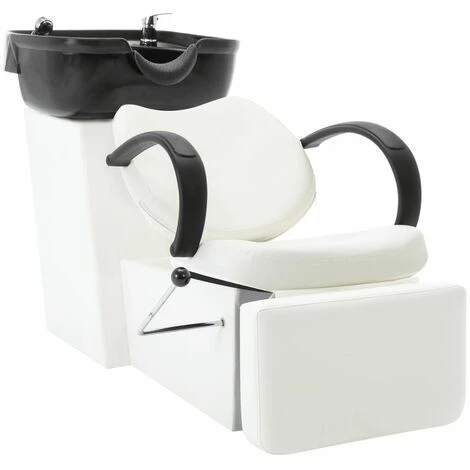 HKLFFJA Chaise De Salon Avec Lavabo Noir Et Blanc Similicuir 3 HKLFFJA Chaise De Salon Avec Lavabo Noir Et Blanc Similicuir