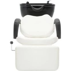 HKLFFJA Chaise De Salon Avec Lavabo Noir Et Blanc Similicuir 8 HKLFFJA Chaise De Salon Avec Lavabo Noir Et Blanc Similicuir -Pas Cher Fauteuil Magasin 64107683 2