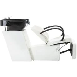 HKLFFJA Chaise De Salon Avec Lavabo Noir Et Blanc Similicuir 9 HKLFFJA Chaise De Salon Avec Lavabo Noir Et Blanc Similicuir -Pas Cher Fauteuil Magasin 64107683 3