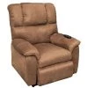 BEFARA FAUTEUIL RELEVEUR ELECTRIQUE SHANON MARRON -Pas Cher Fauteuil Magasin 64373701 1