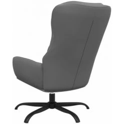 VidaXL Chaise De Relaxation Gris Anthracite Similicuir - Anthracite -Pas Cher Fauteuil Magasin 64805085 5