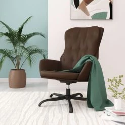 VidaXL Chaise De Relaxation Marron Similicuir - Brun -Pas Cher Fauteuil Magasin 64805121 2