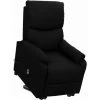 VidaXL Fauteuil Releveur Inclinable Noir Tissu - Noir -Pas Cher Fauteuil Magasin 64876211 1