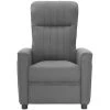 Fauteuil Inclinable Gris Clair Tissu VidaXL -Pas Cher Fauteuil Magasin 64882752 1