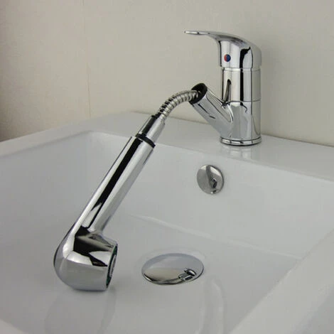 DYHF Robinet De Cuisine Avec Douchette Extractible Mitigeur De Cuisine Jets Au Choix Robinet Mitigeur Evier Cuisine Brossé - Argent 7 DYHF Robinet De Cuisine Avec Douchette Extractible Mitigeur De Cuisine Jets Au Choix Robinet Mitigeur Evier Cuisine Brossé - Argent â Image 5