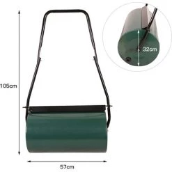 DYHF Rouleau De Jardin Et De Gazon Metal Avec Volume 48L - Vert Foncé 10 DYHF Rouleau De Jardin Et De Gazon Metal Avec Volume 48L - Vert Foncé -Pas Cher Fauteuil Magasin 64934952 4