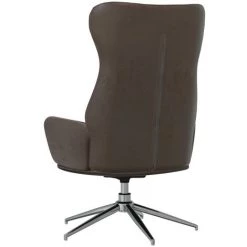 VidaXL Chaise De Relaxation Marron Brillant Similicuir - Brun -Pas Cher Fauteuil Magasin 64942761 4