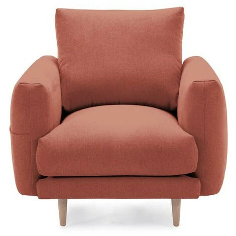 Fauteuils BOBOCHIC - Fauteuil ZEBULON Terracotta - Terracotta 4 Fauteuils BOBOCHIC - Fauteuil ZEBULON Terracotta - Terracotta – Image 2