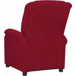 VidaXL Fauteuil Inclinable Rouge Bordeaux Velours - Rouge 11 VidaXL Fauteuil Inclinable Rouge Bordeaux Velours - Rouge -Pas Cher Fauteuil Magasin 65389219 5