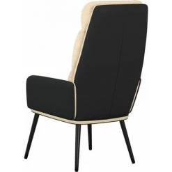 Chaise De Relaxation Tissu Crème VidaXL 11 Chaise De Relaxation Tissu Crème VidaXL -Pas Cher Fauteuil Magasin 65648466 5