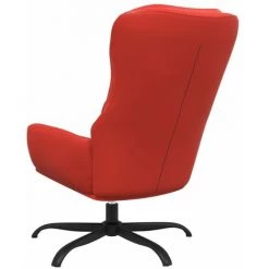 VidaXL Chaise De Relaxation Rouge Similicuir - Rouge 11 VidaXL Chaise De Relaxation Rouge Similicuir - Rouge -Pas Cher Fauteuil Magasin 65724543 5