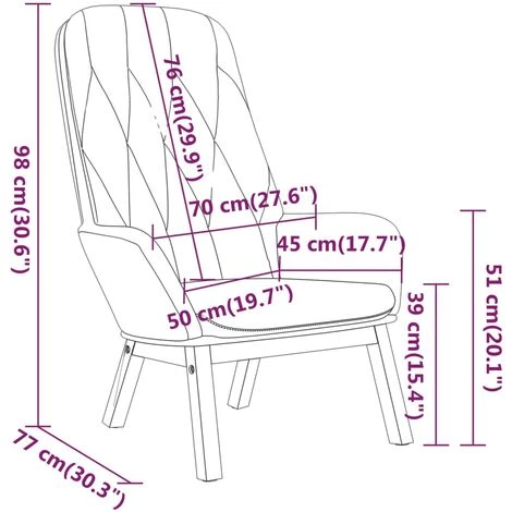 VidaXL Chaise De Relaxation Rouge Bordeaux Velours - Rouge 5 VidaXL Chaise De Relaxation Rouge Bordeaux Velours - Rouge – Image 3