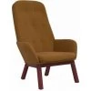 VidaXL Chaise De Relaxation Marron Velours - Brun