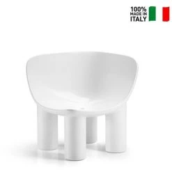 PLUST Fauteuil D'angle Modulable Polyéthylène Design Moderne Bars Clubs Atene P2 | Couleur: Noir -Pas Cher Fauteuil Magasin 65877813 4