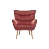 MILIBOO Fauteuil En Velours Rouge Tomette Et Hévéa Massif AVERY - Terra Cotta Velours 2 MILIBOO Fauteuil En Velours Rouge Tomette Et Hévéa Massif AVERY - Terra Cotta Velours -Pas Cher Fauteuil Magasin 65913315 1