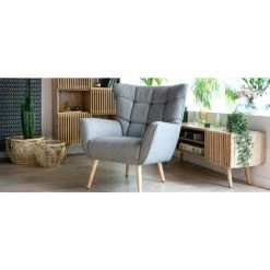 MILIBOO Fauteuil En Velours Rouge Tomette Et Hévéa Massif AVERY - Terra Cotta Velours 11 MILIBOO Fauteuil En Velours Rouge Tomette Et Hévéa Massif AVERY - Terra Cotta Velours -Pas Cher Fauteuil Magasin 65913315 5