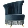 BRICOMARTEAU Fauteuil DKD Home Decor Bleu Polyester Métal (77 X 63 X 85 Cm) -Pas Cher Fauteuil Magasin 65927999 1