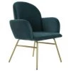 BRICOMARTEAU Fauteuil DKD Home Decor Vert Polyester Métal (63 X 65 X 85 Cm) 1 BRICOMARTEAU Fauteuil DKD Home Decor Vert Polyester Métal (63 X 65 X 85 Cm) -Pas Cher Fauteuil Magasin 65928340 1