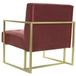 BRICOMARTEAU Fauteuil DKD Home Decor Rose Doré Métal Polyester (67 X 70 X 76 Cm) -Pas Cher Fauteuil Magasin 65928649 3