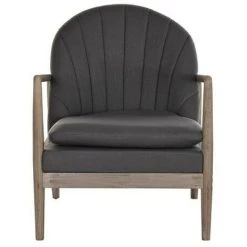 BRICOMARTEAU Siège DKD Home Decor Sapin Polyester Gris Foncé Moderne (67 X 70 X 89 Cm) -Pas Cher Fauteuil Magasin 65928971 3