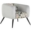 BRICOMARTEAU Fauteuil DKD Home Decor Noir Beige Métal Polyester (75 X 71 X 71 Cm) 1 BRICOMARTEAU Fauteuil DKD Home Decor Noir Beige Métal Polyester (75 X 71 X 71 Cm) -Pas Cher Fauteuil Magasin 65933539 1