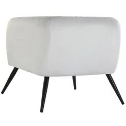 BRICOMARTEAU Fauteuil DKD Home Decor Noir Beige Métal Polyester (75 X 71 X 71 Cm) -Pas Cher Fauteuil Magasin 65933539 4