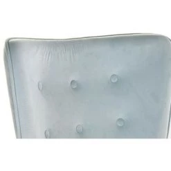 BRICOMARTEAU Siège DKD Home Decor Naturel Bois Polyester Celeste (67 X 75 X 96 Cm) -Pas Cher Fauteuil Magasin 65934617 3