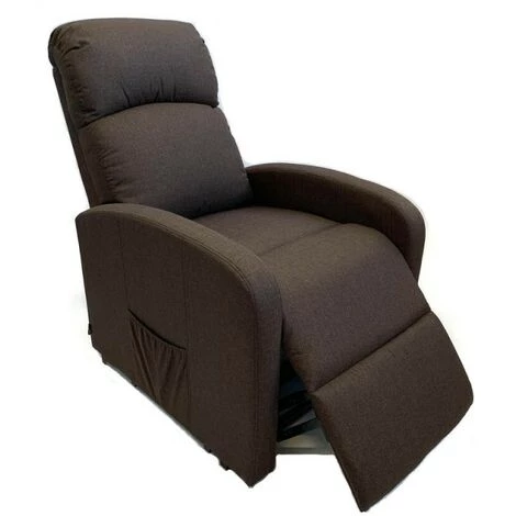 BRICOMARTEAU Fauteuil Relax Masseur Lève-personne Astan Hogar Chocolat 5 BRICOMARTEAU Fauteuil Relax Masseur Lève-personne Astan Hogar Chocolat – Image 3