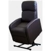 BRICOMARTEAU Fauteuil Inclinable Astan Hogar Relax Chocolat Cuir Synthétoqie