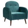 DRAWER Fauteuil En Velours - Lonetree - Couleur - Bleu Canard 2 DRAWER Fauteuil En Velours - Lonetree - Couleur - Bleu Canard -Pas Cher Fauteuil Magasin 66264756 1