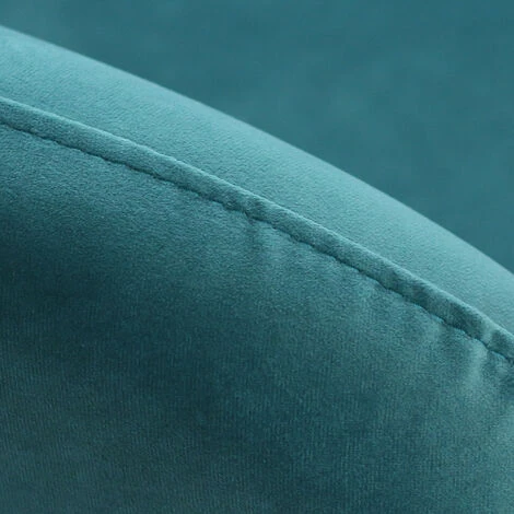 DRAWER Fauteuil En Velours - Lonetree - Couleur - Bleu Canard 6 DRAWER Fauteuil En Velours - Lonetree - Couleur - Bleu Canard – Image 4