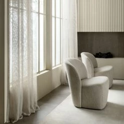 VTWONEN Fauteuil En Tissu Bouclette - Lofty - Couleur - Naturel -Pas Cher Fauteuil Magasin 66265459 2