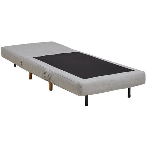 DRAWER Fauteuil Convertible Lit 1 Place - Adron - Couleur - Gris Clair 4 DRAWER Fauteuil Convertible Lit 1 Place - Adron - Couleur - Gris Clair – Image 2