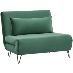 DRAWER Fauteuil Convertible En Velours - Joe Harper - Couleur - Vert Forêt 8 DRAWER Fauteuil Convertible En Velours - Joe Harper - Couleur - Vert Forêt -Pas Cher Fauteuil Magasin 66332611 2