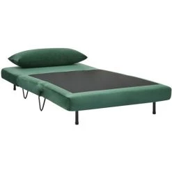 DRAWER Fauteuil Convertible En Velours - Joe Harper - Couleur - Vert Forêt 9 DRAWER Fauteuil Convertible En Velours - Joe Harper - Couleur - Vert Forêt -Pas Cher Fauteuil Magasin 66332611 3