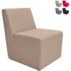 AHD AMAZING HOME DESIGN Fauteuil Rembourré Modulable Salle D'attente Design Moderne Traveller | Couleur: Beige -Pas Cher Fauteuil Magasin 66374495 1