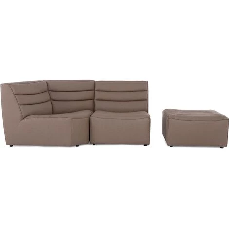 LES TENDANCES Fauteuil En Polyester Effet Cuir Marron Olivia 4 LES TENDANCES Fauteuil En Polyester Effet Cuir Marron Olivia – Image 2