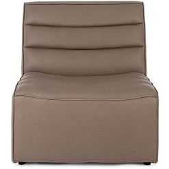 LES TENDANCES Fauteuil En Polyester Effet Cuir Marron Olivia 9 LES TENDANCES Fauteuil En Polyester Effet Cuir Marron Olivia -Pas Cher Fauteuil Magasin 66753621 3
