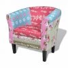 LES TENDANCES Fauteuil Avec Design De Patchwork Tissu 1 LES TENDANCES Fauteuil Avec Design De Patchwork Tissu -Pas Cher Fauteuil Magasin 66883334 1