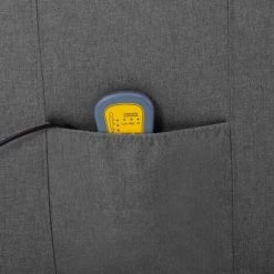 LES TENDANCES Fauteuil De Massage Inclinable Gris Clair Tissu 8 LES TENDANCES Fauteuil De Massage Inclinable Gris Clair Tissu -Pas Cher Fauteuil Magasin 66885406 2